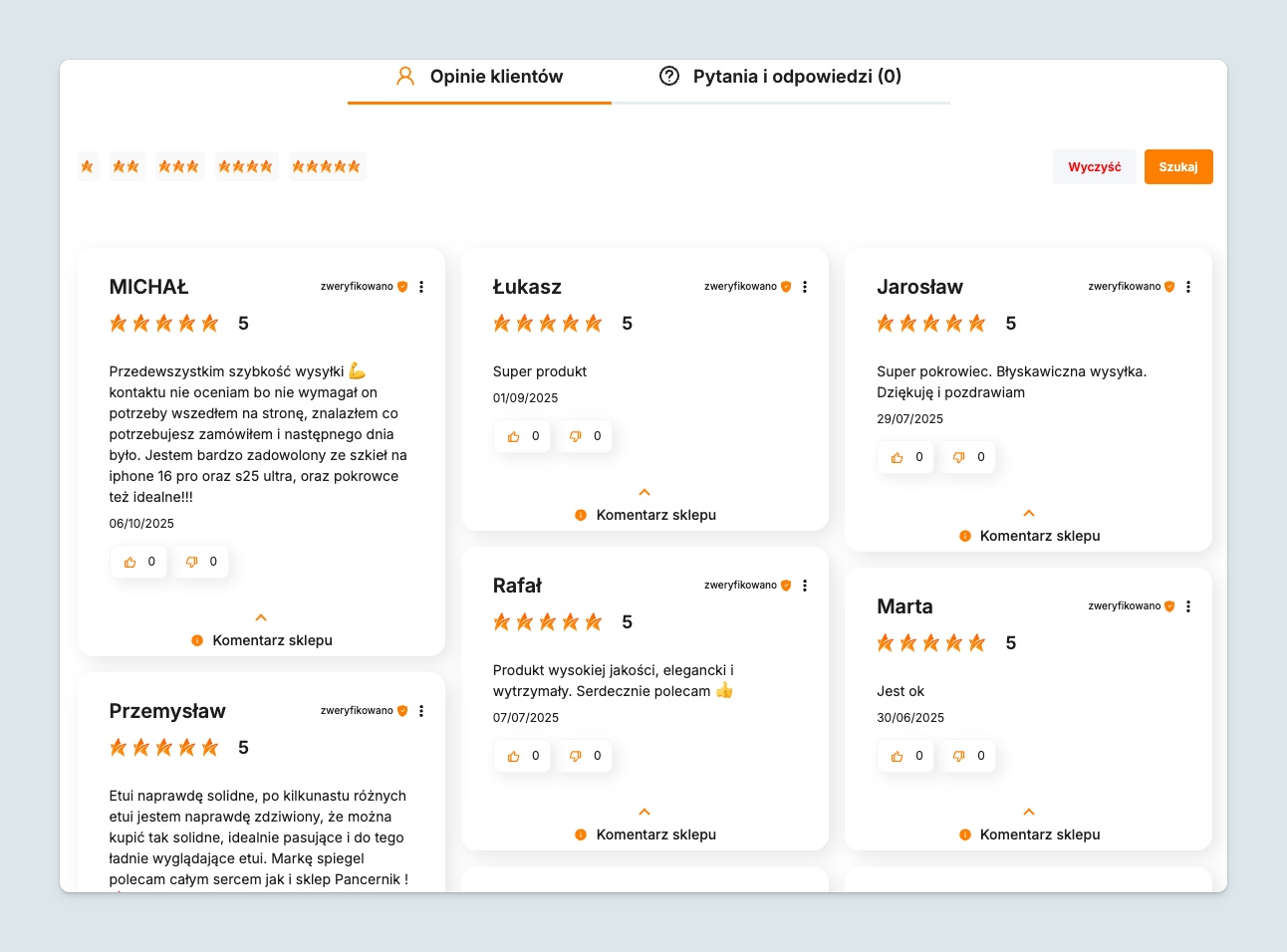 Luigi’s Box Search also processes product reviews for even better results.