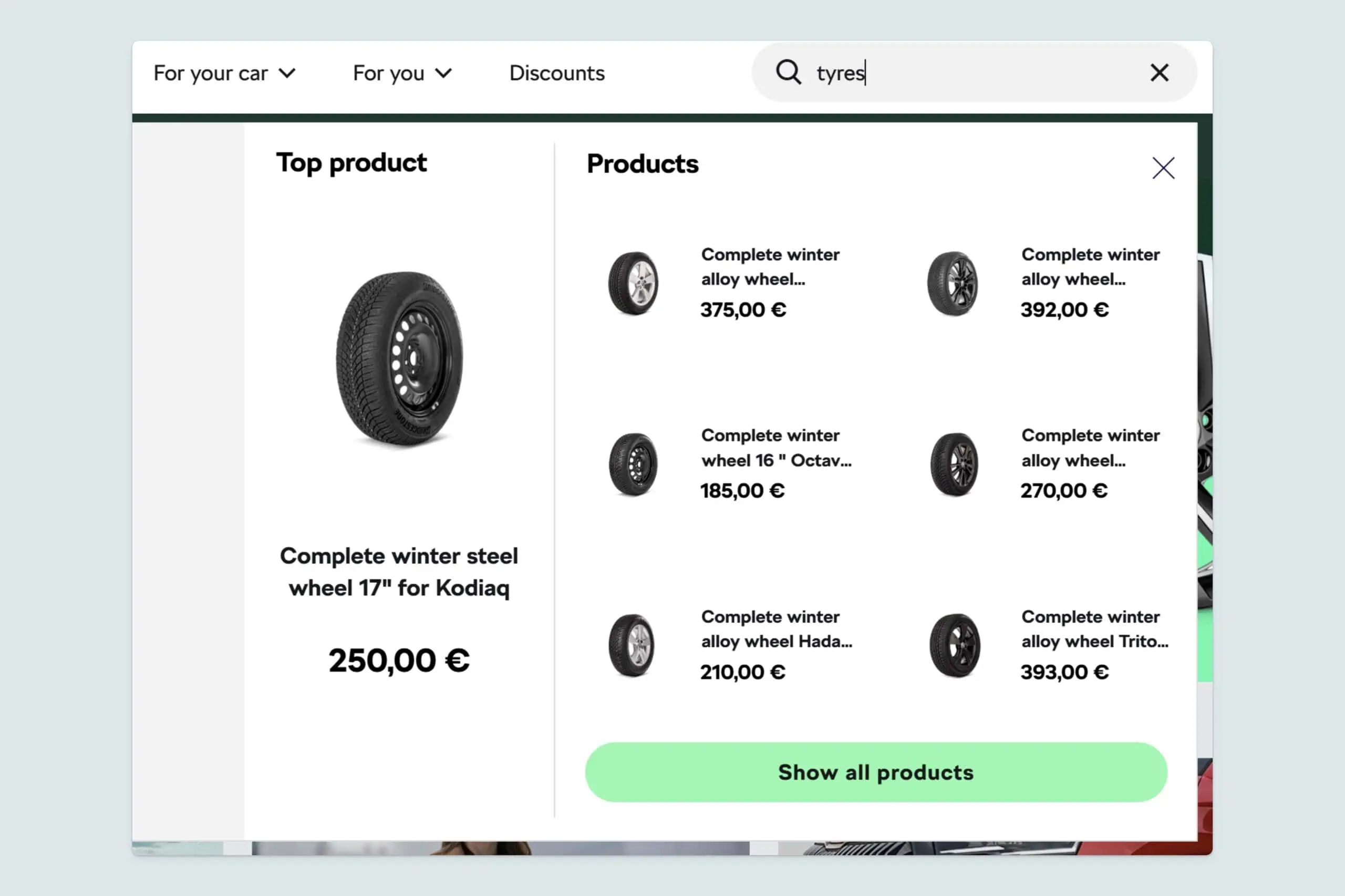 Synonyms bring flexibility into the shopping experience.